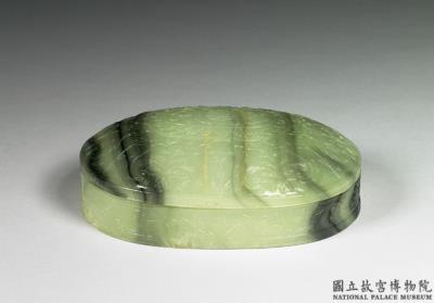 图片[2]-Jade oval box, Mughal Empire-China Archive